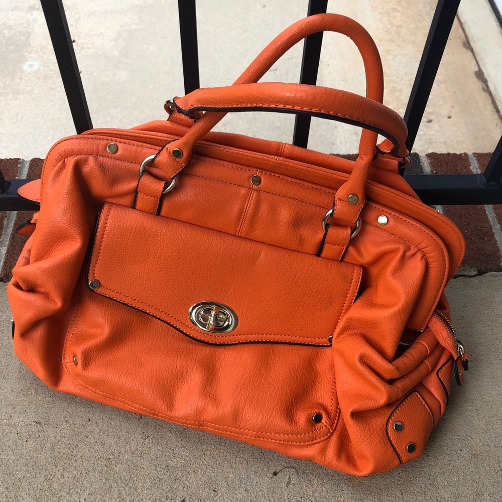 Orange handbag